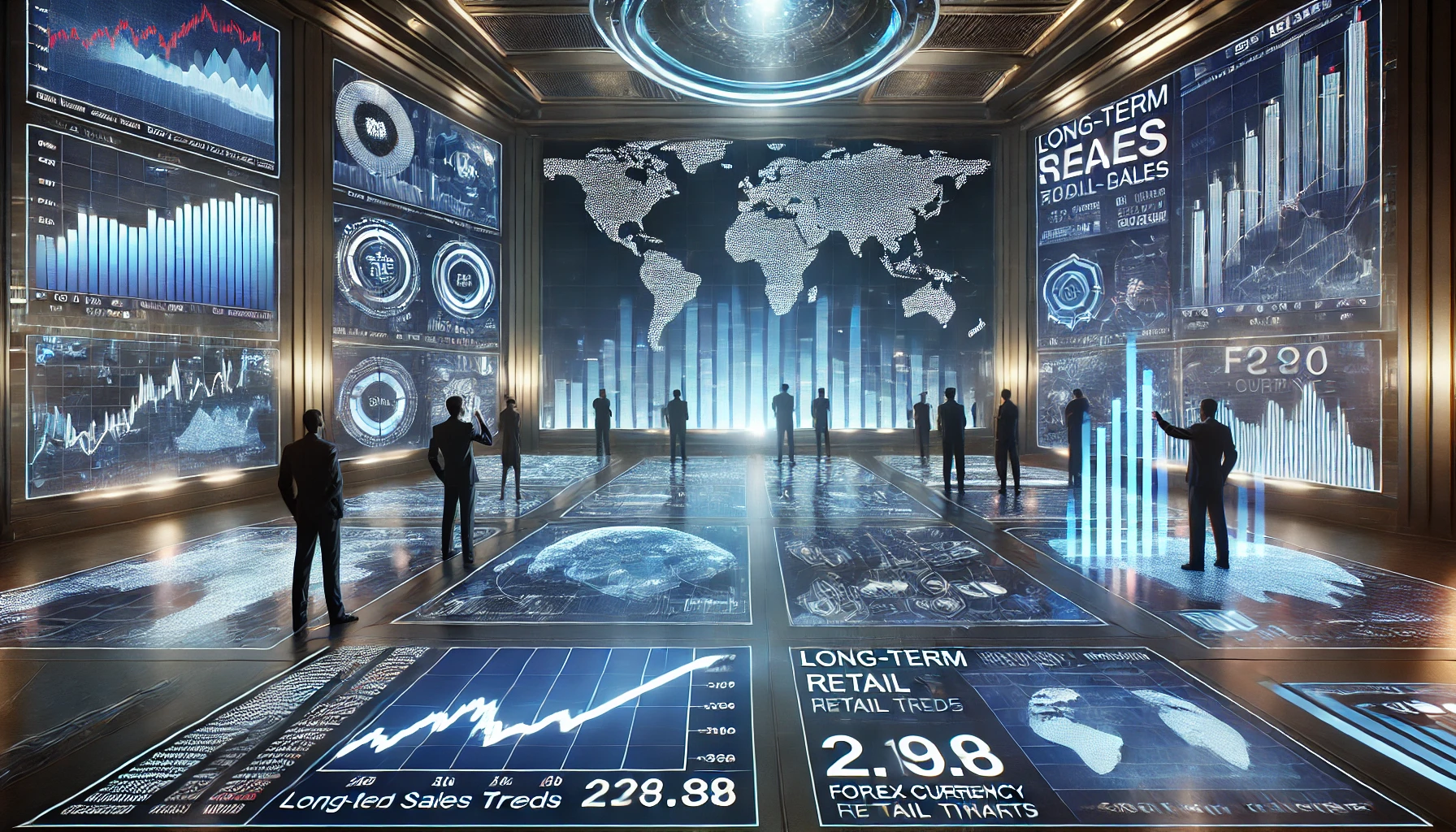 Retail sales trend analysis for Forex