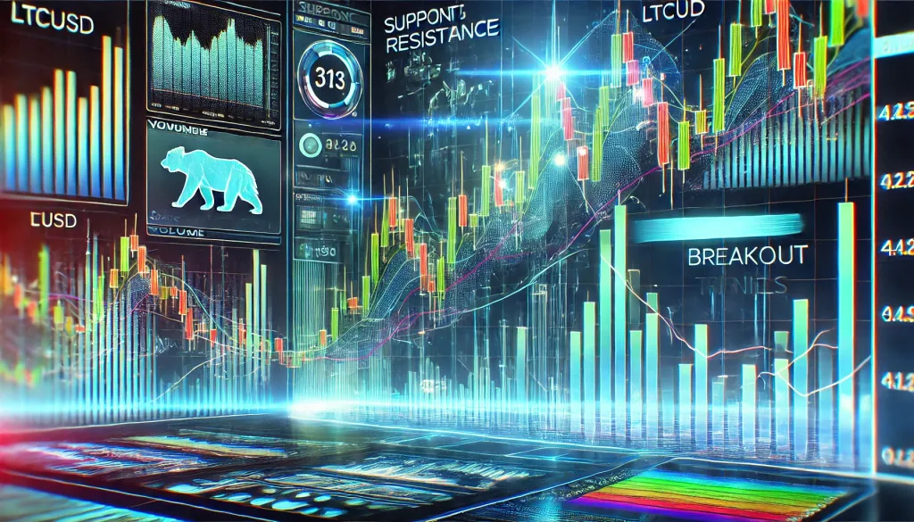 Breakout trading for LTCUSD