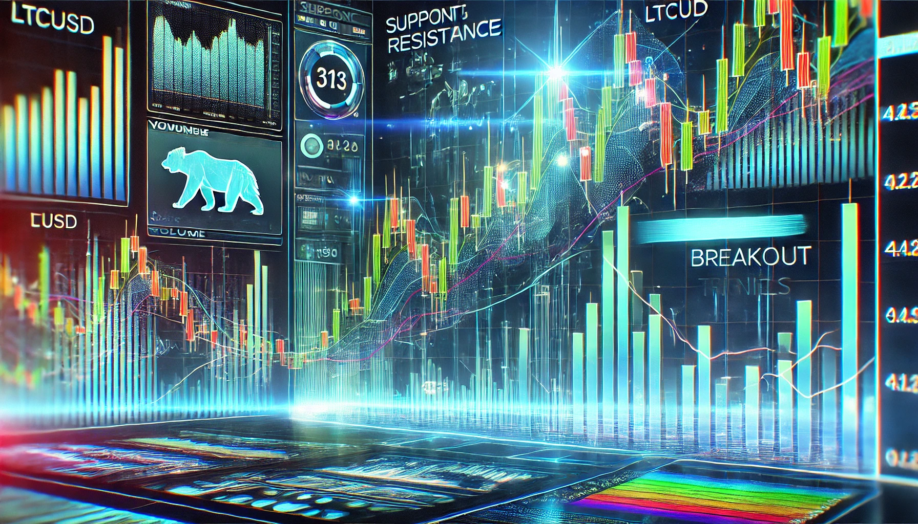Breakout trading for LTCUSD