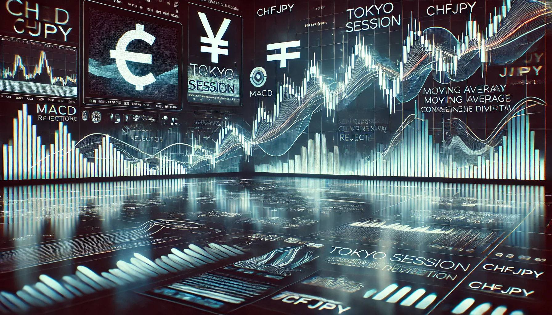 MACD trading technique for CHFJPY pair