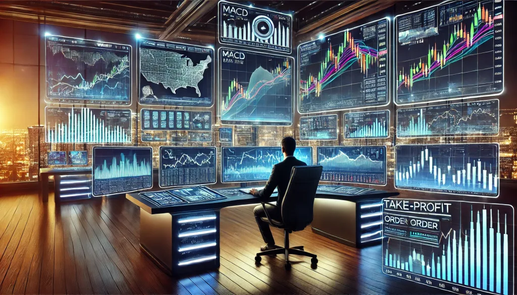 MACD strategy for take-profit orders