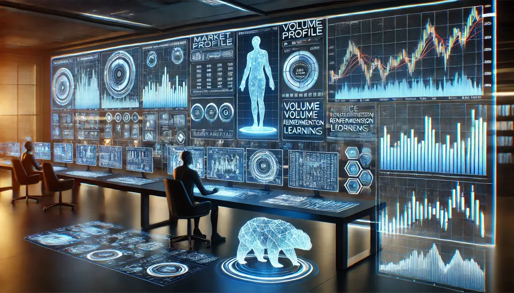 Market Profile trading with AI models