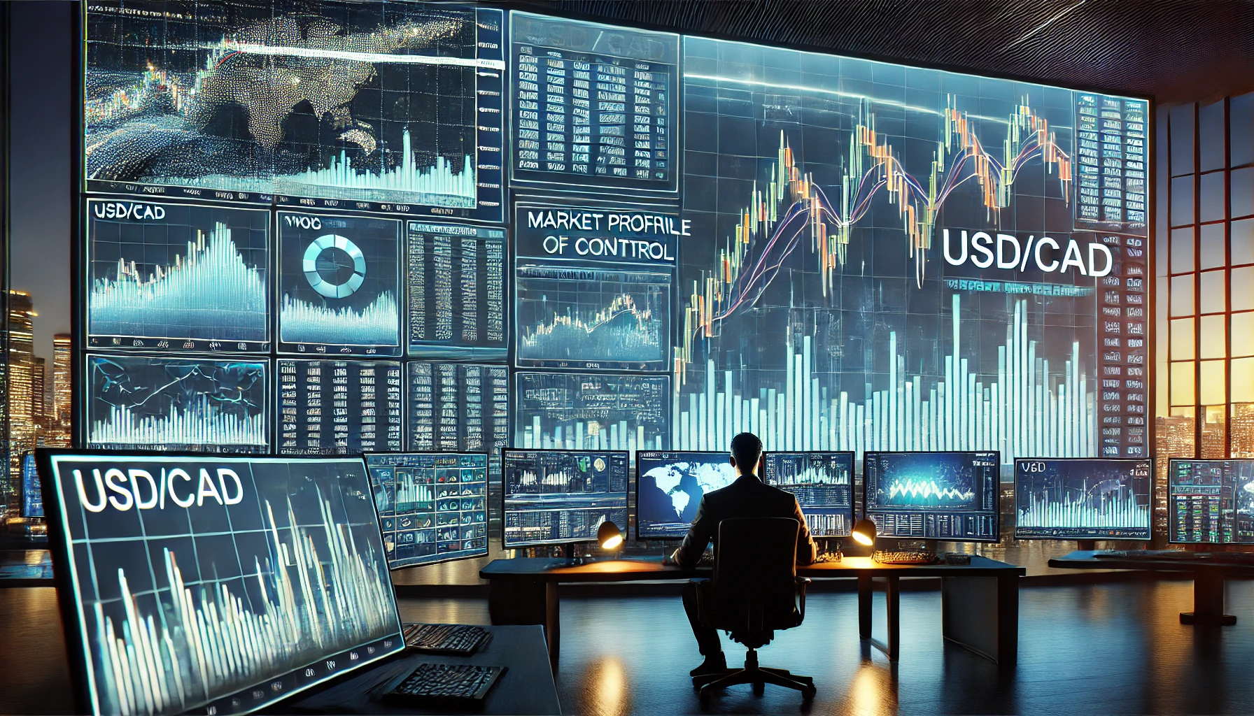 USD/CAD trading strategy using Market Profile