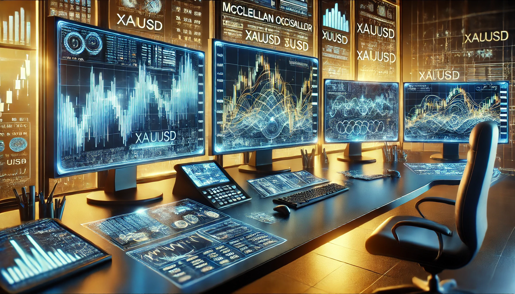 Gold trading with the McClellan Oscillator