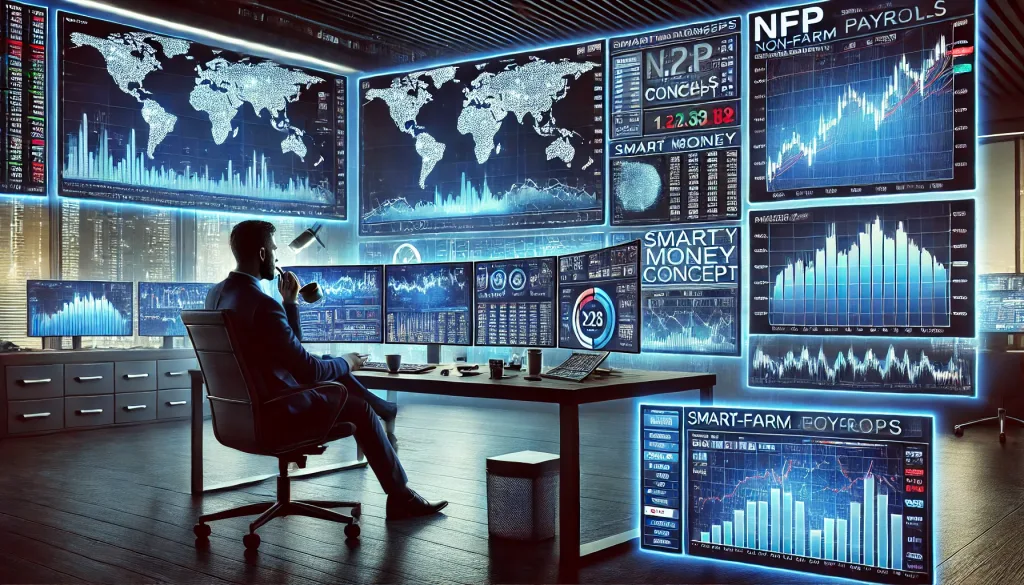 NFP trading using smart money concepts