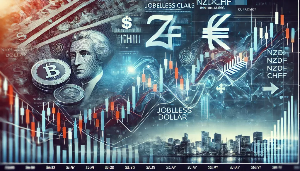 NZDCHF jobless claims correlation