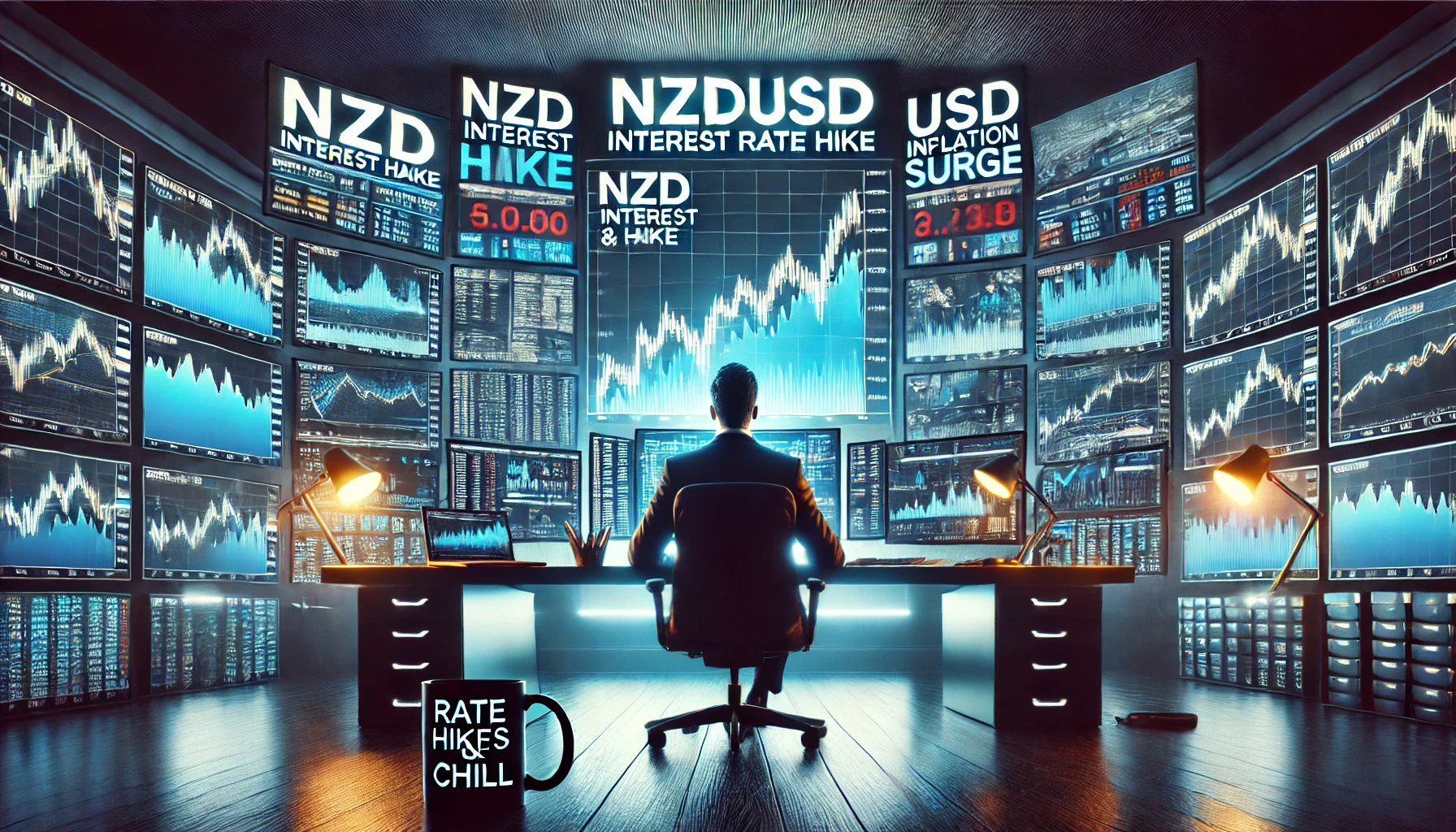 NZDUSD trading around rate hikes
