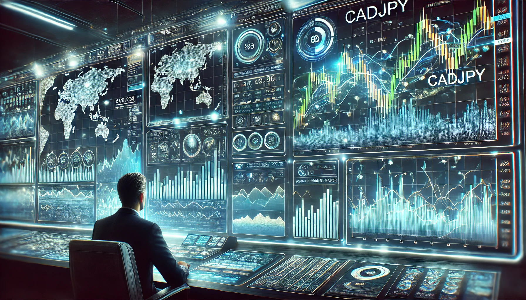 CADJPY trading technique using price oscillator
