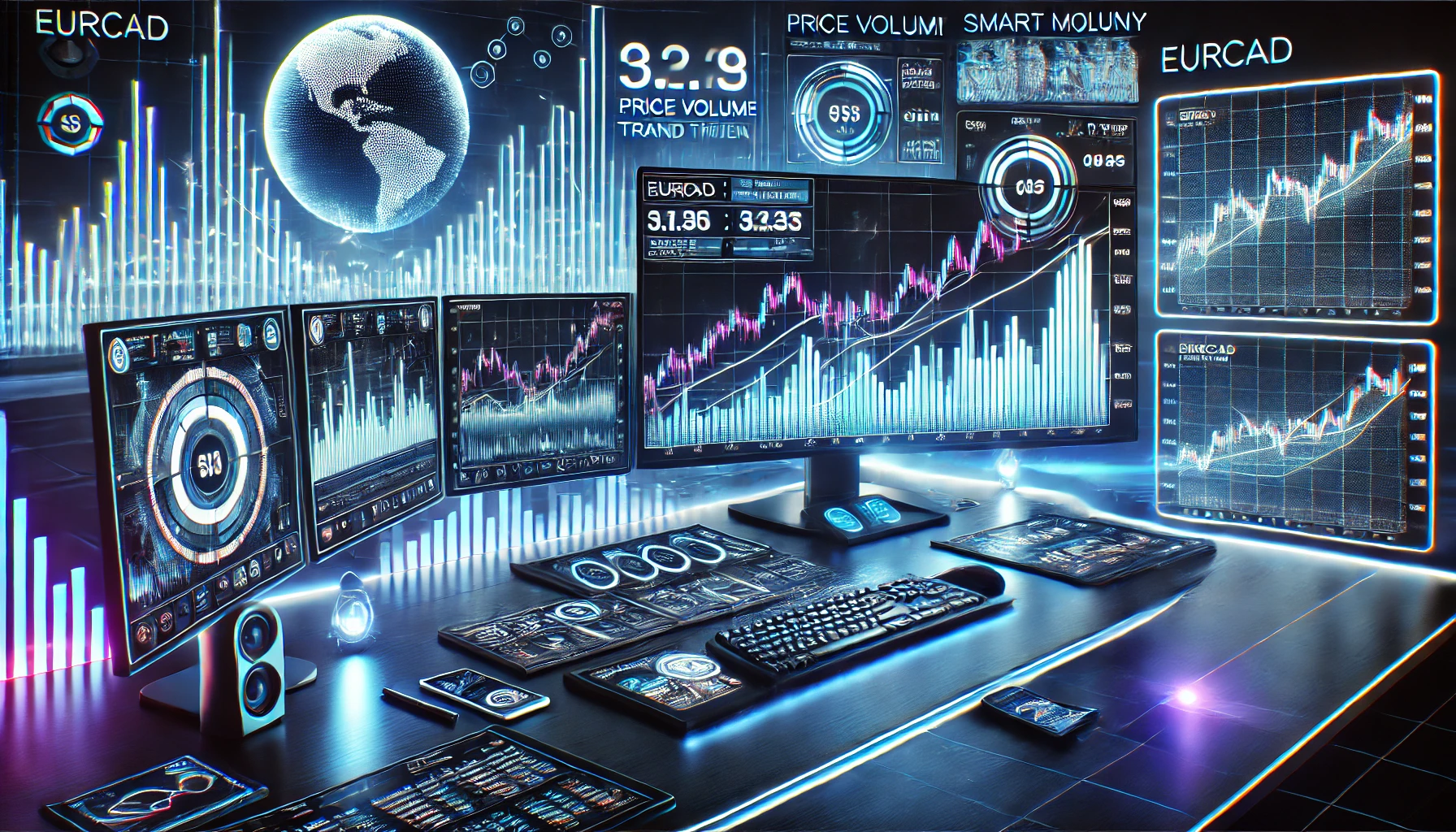 PVT trading strategy for EURCAD