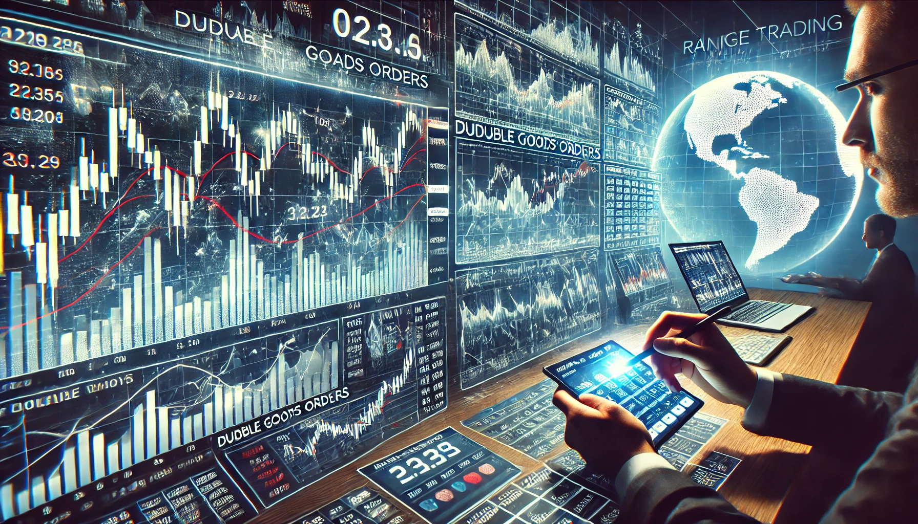 Range trading with durable goods orders