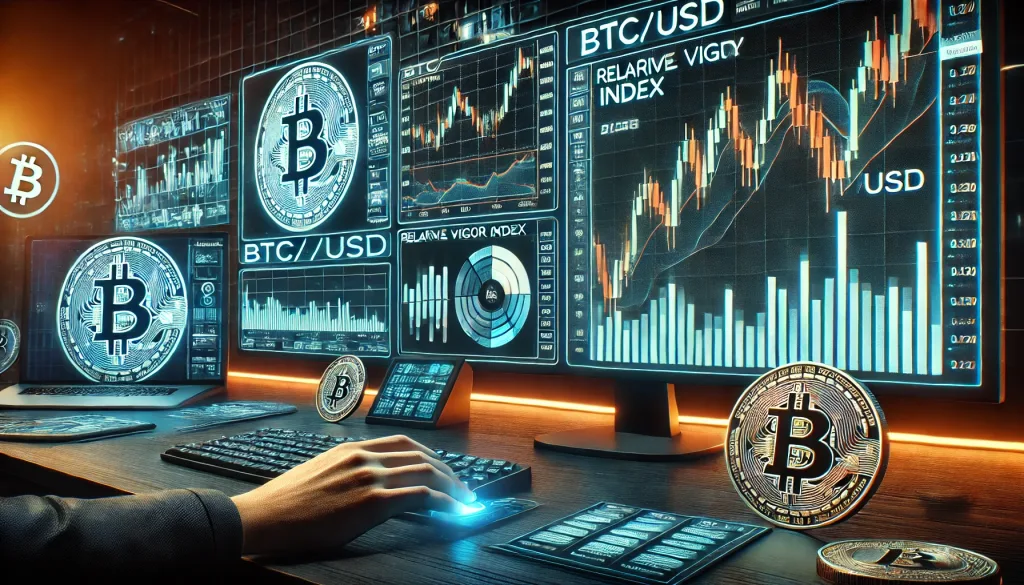 Relative Vigor Index BTC/USD Strategy