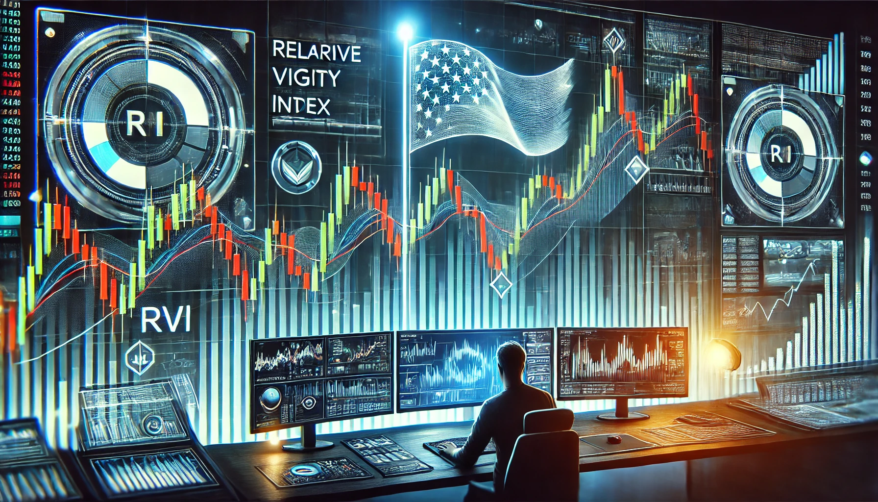 RVI confirmation for Bullish Flag breakout