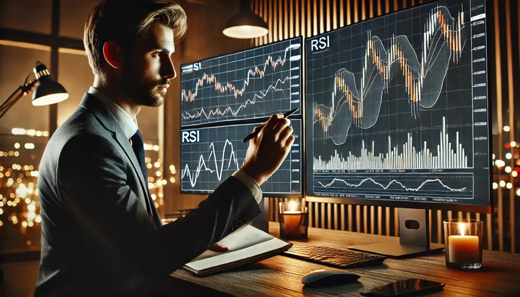 RSI divergence with Head & Shoulders pattern