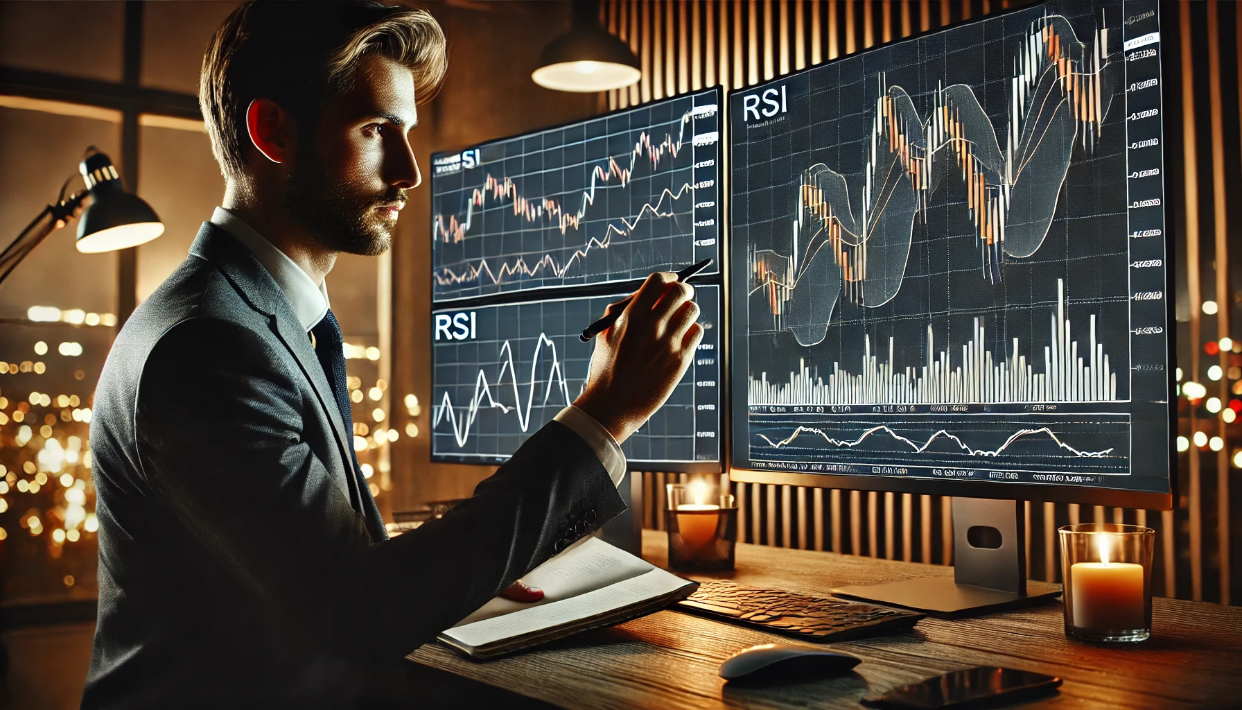 RSI divergence with Head & Shoulders pattern