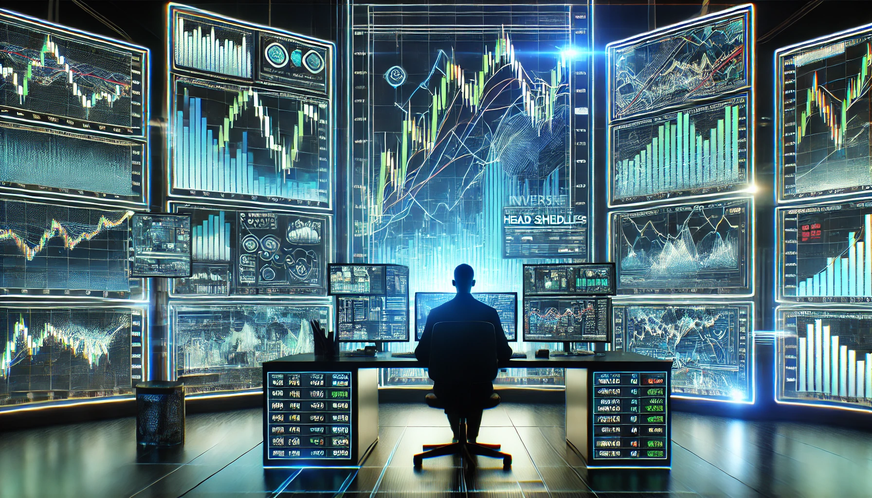 RSI trading technique with inverse head and shoulders