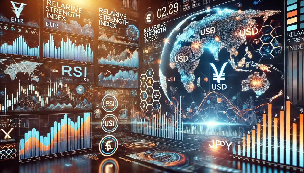 RSI trading setup with trade balance