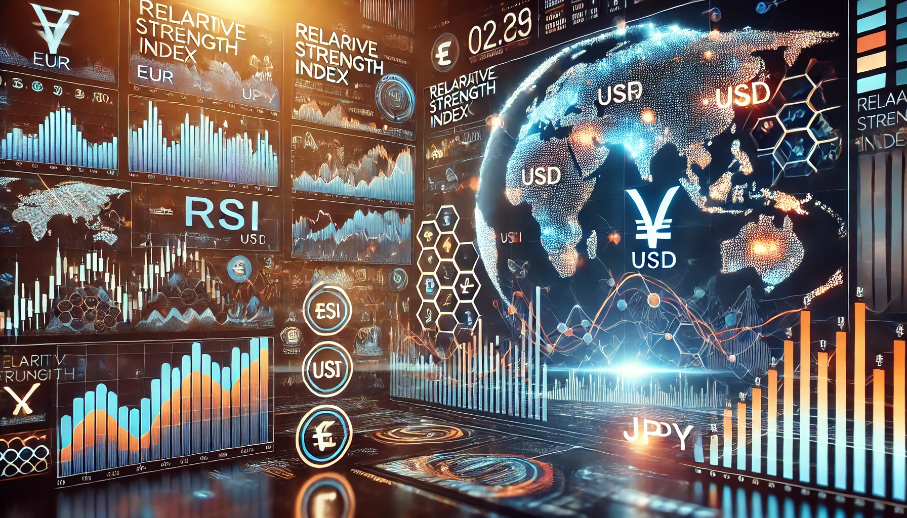 RSI trading setup with trade balance