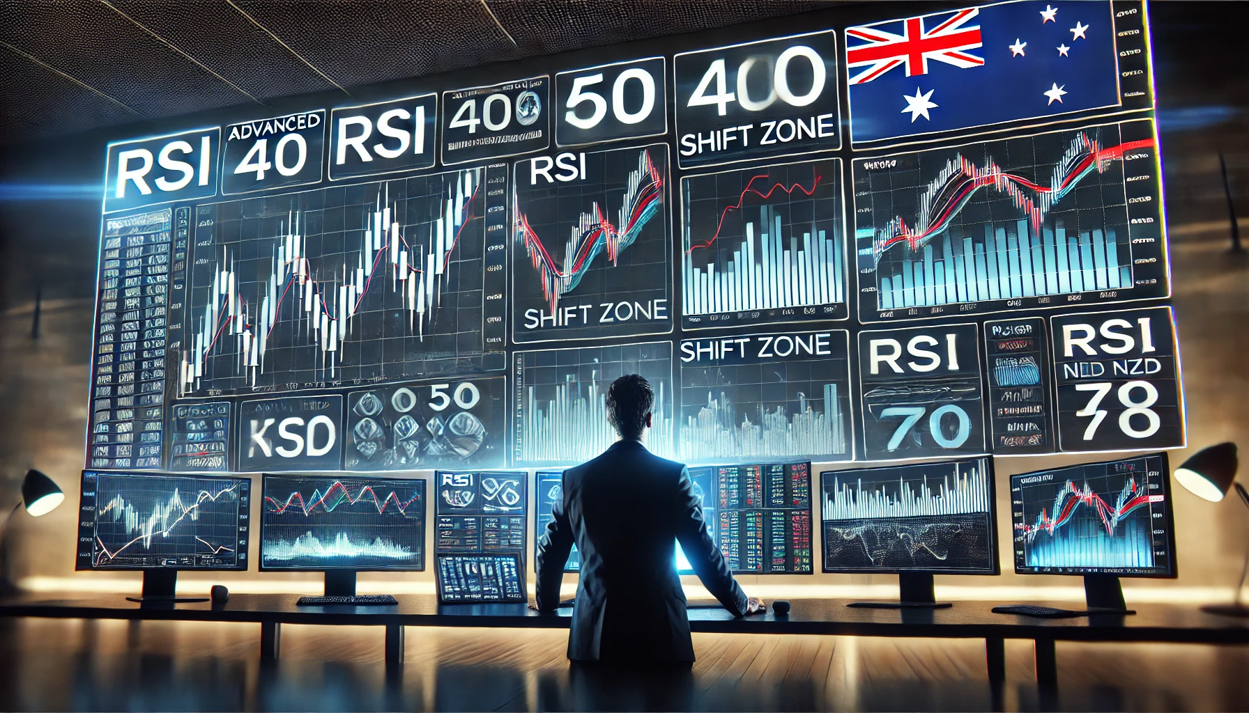 RSI trading technique for AUDNZD