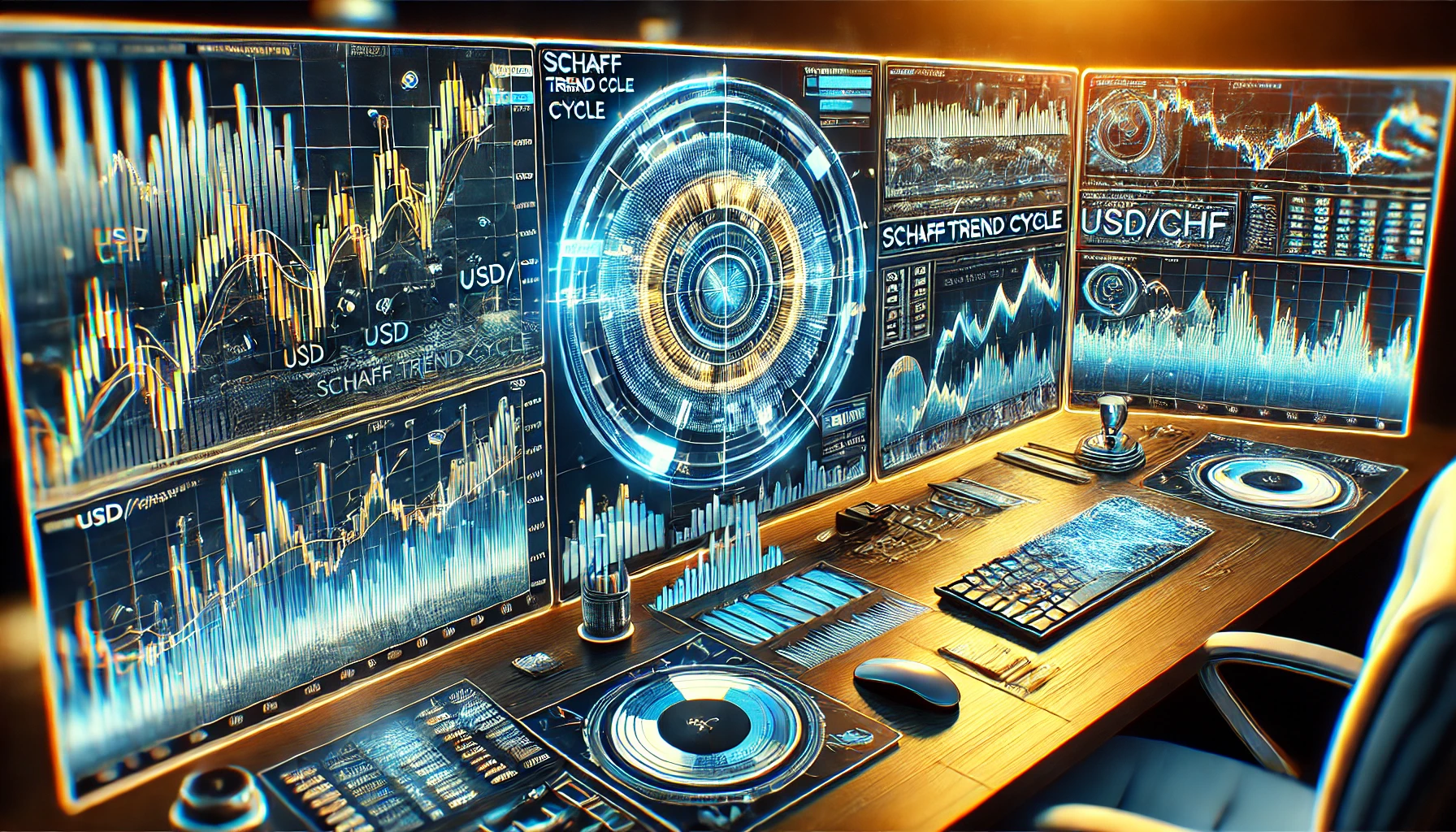 Schaff Trend Cycle trading technique for USD/CHF