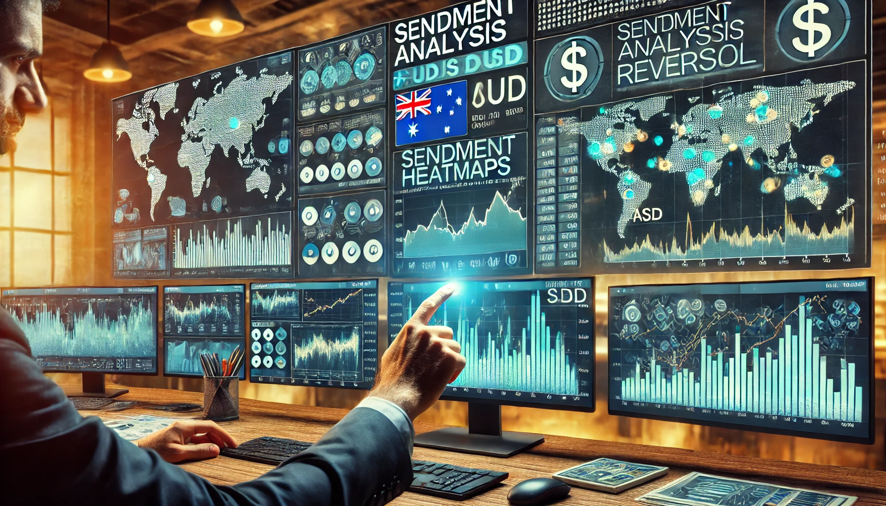 How to trade AUD/USD using sentiment