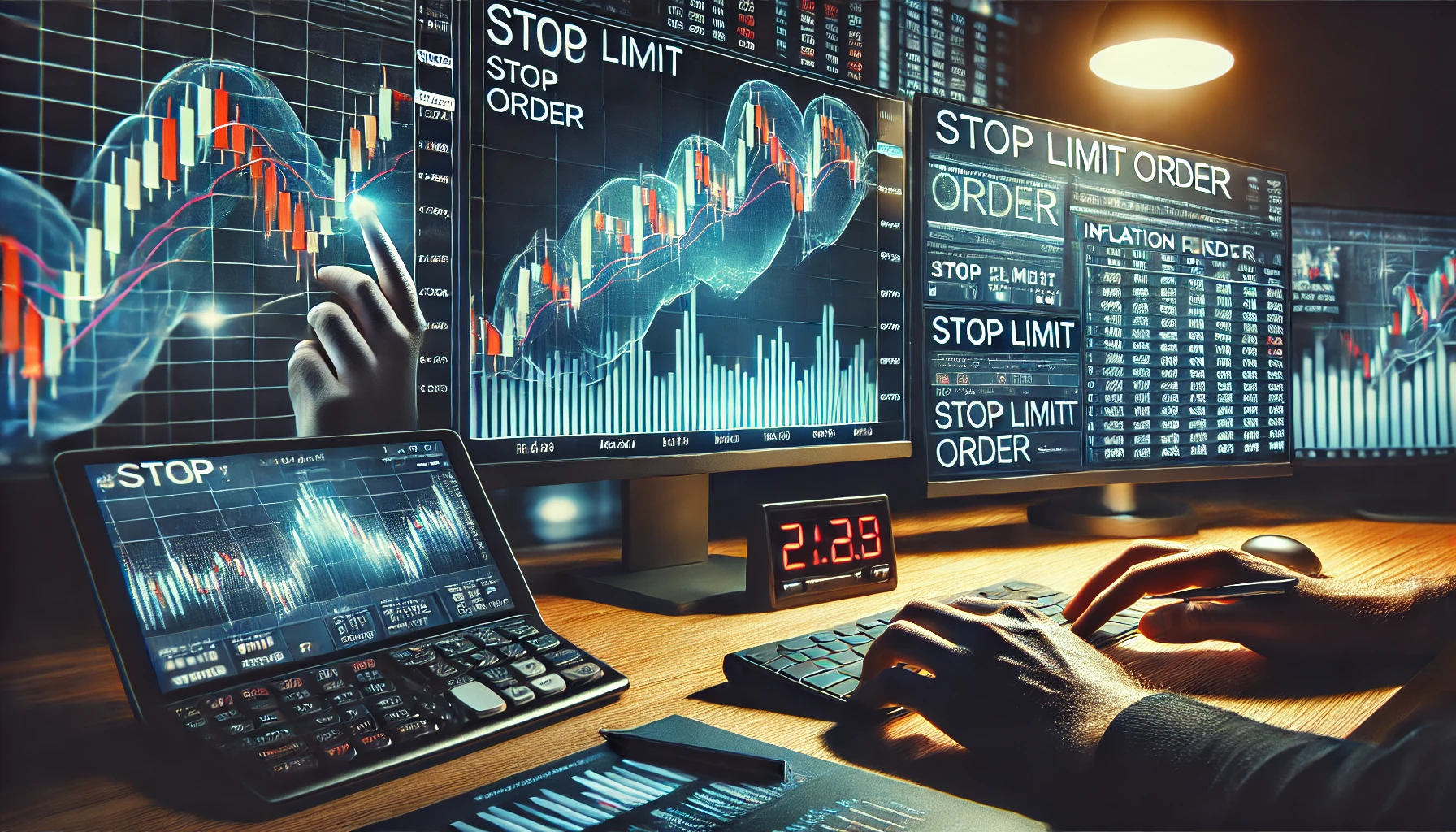 Stop limit orders and inflation rate strategy