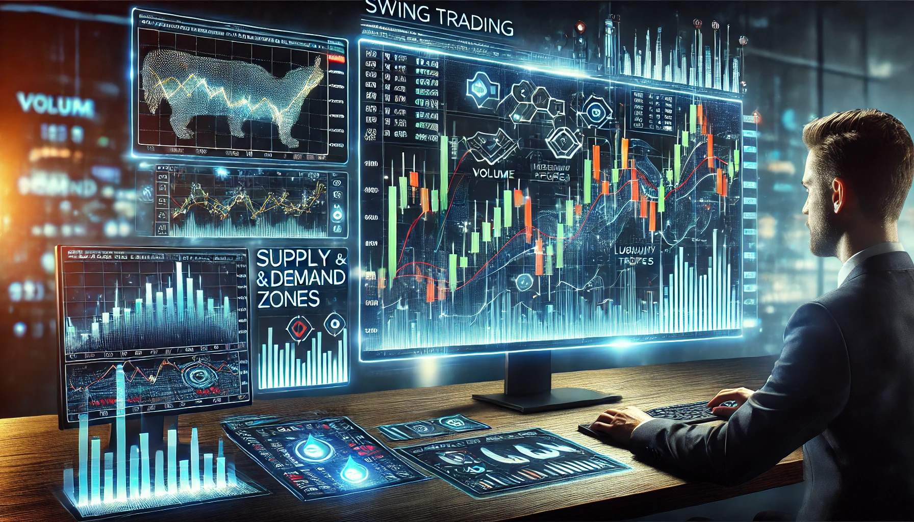 Swing trading strategy for supply and demand zones