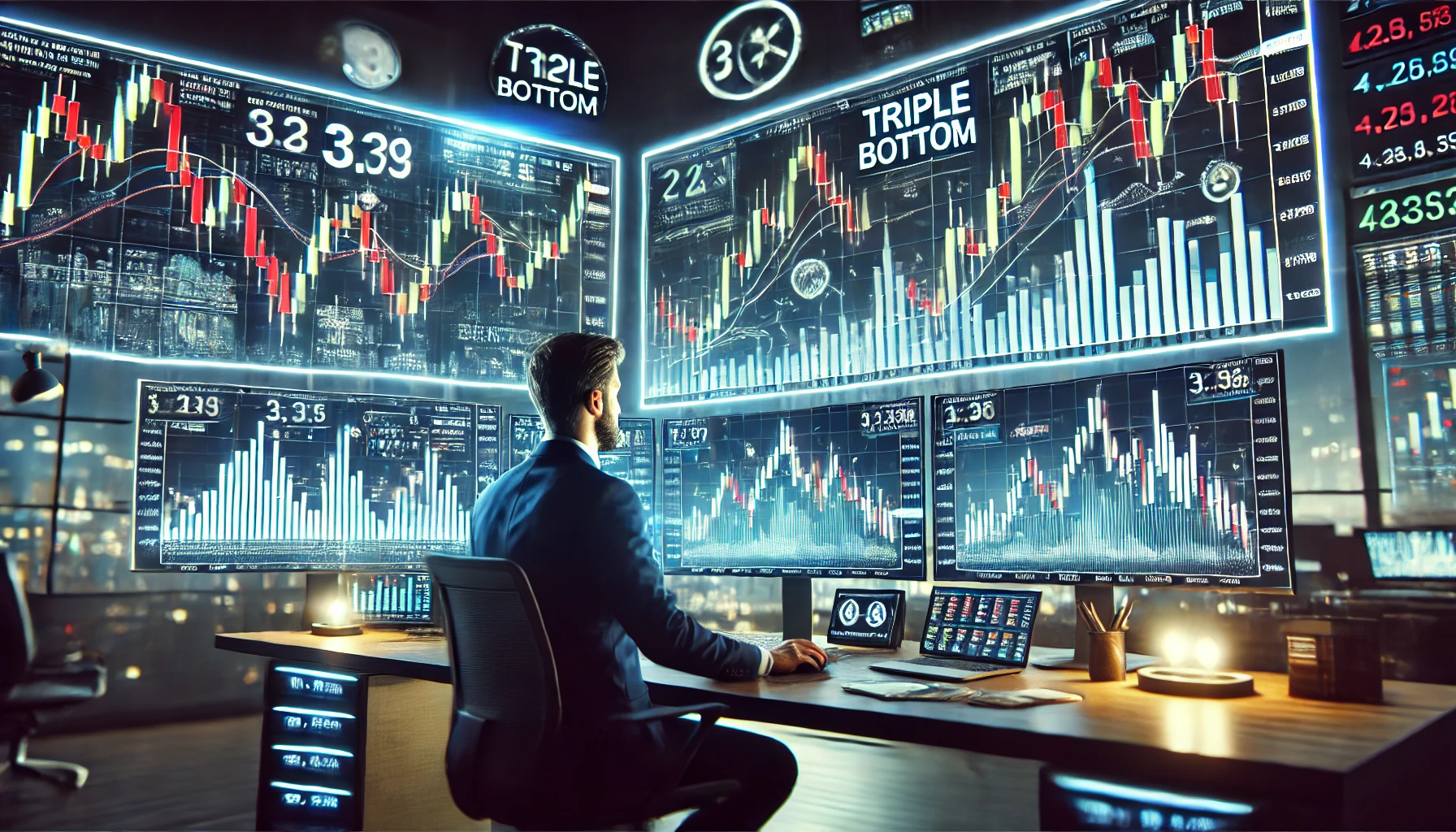 Triple bottom reversal pattern explained