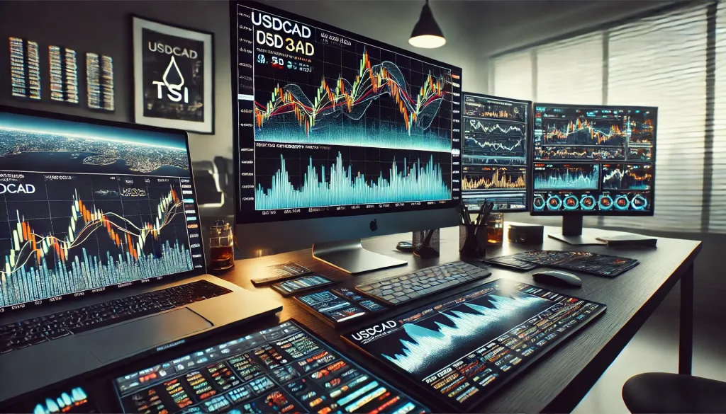 TSI trading technique for USDCAD