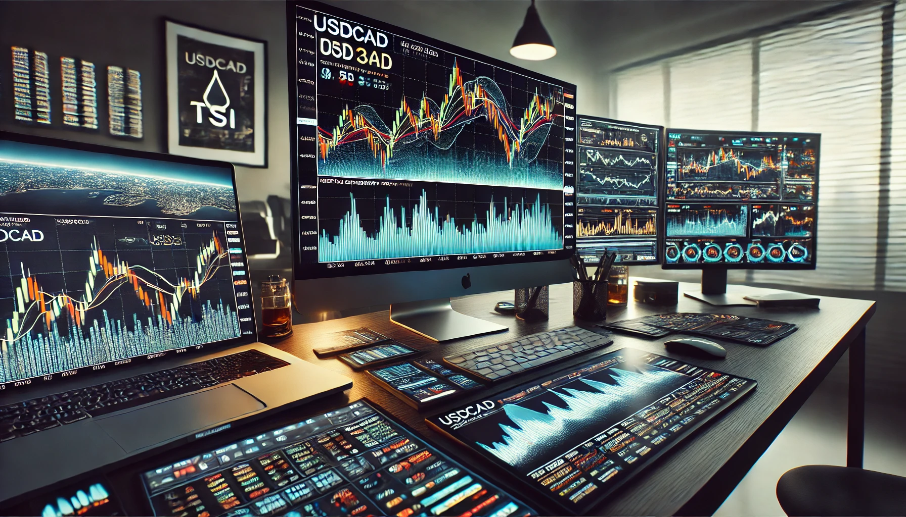 TSI trading technique for USDCAD