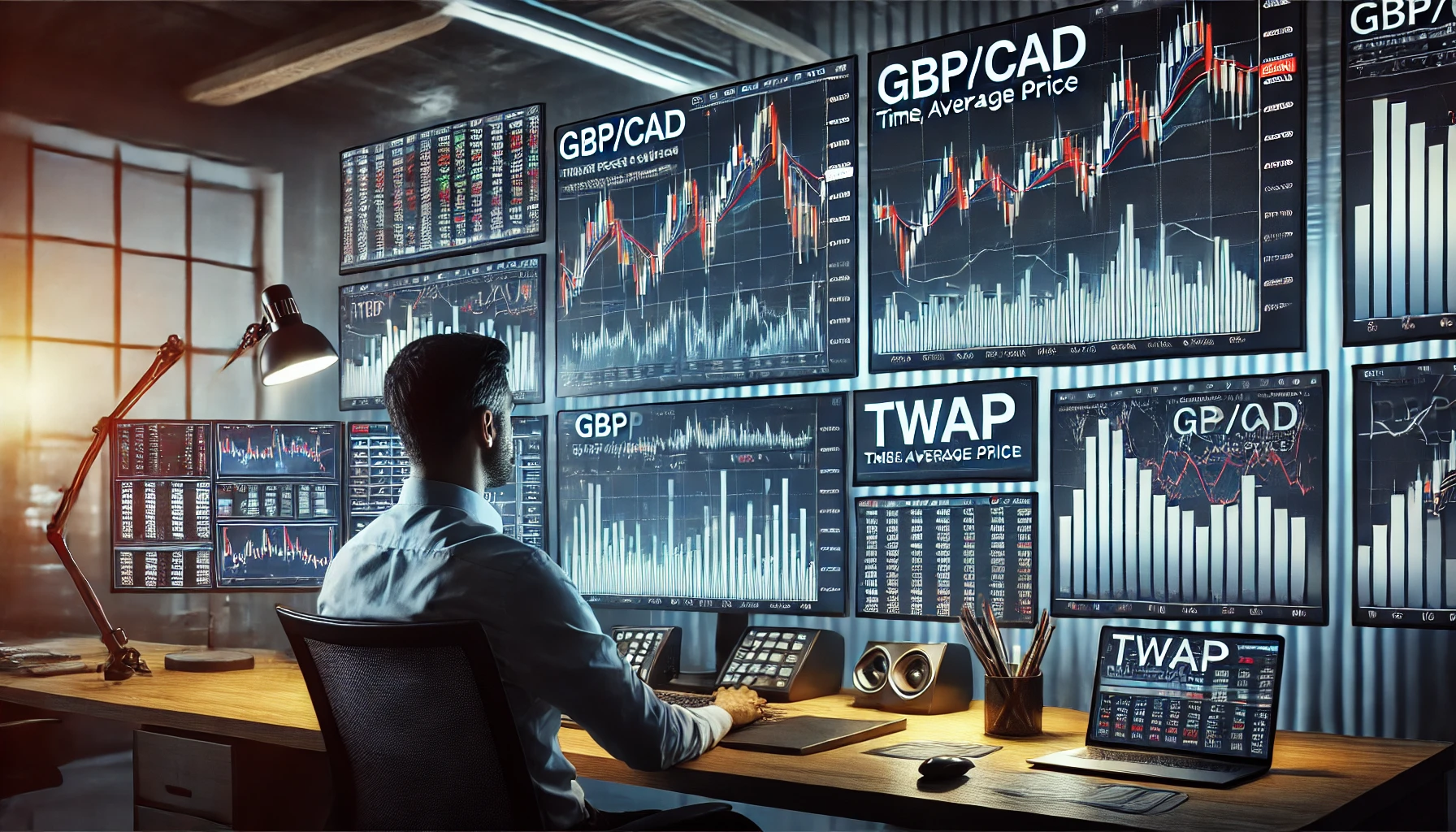 TWAP strategy for GBP/CAD