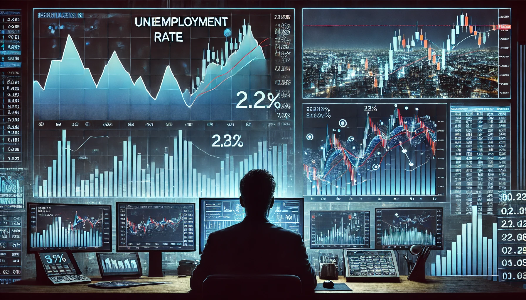 Unemployment rate and head and shoulders pattern