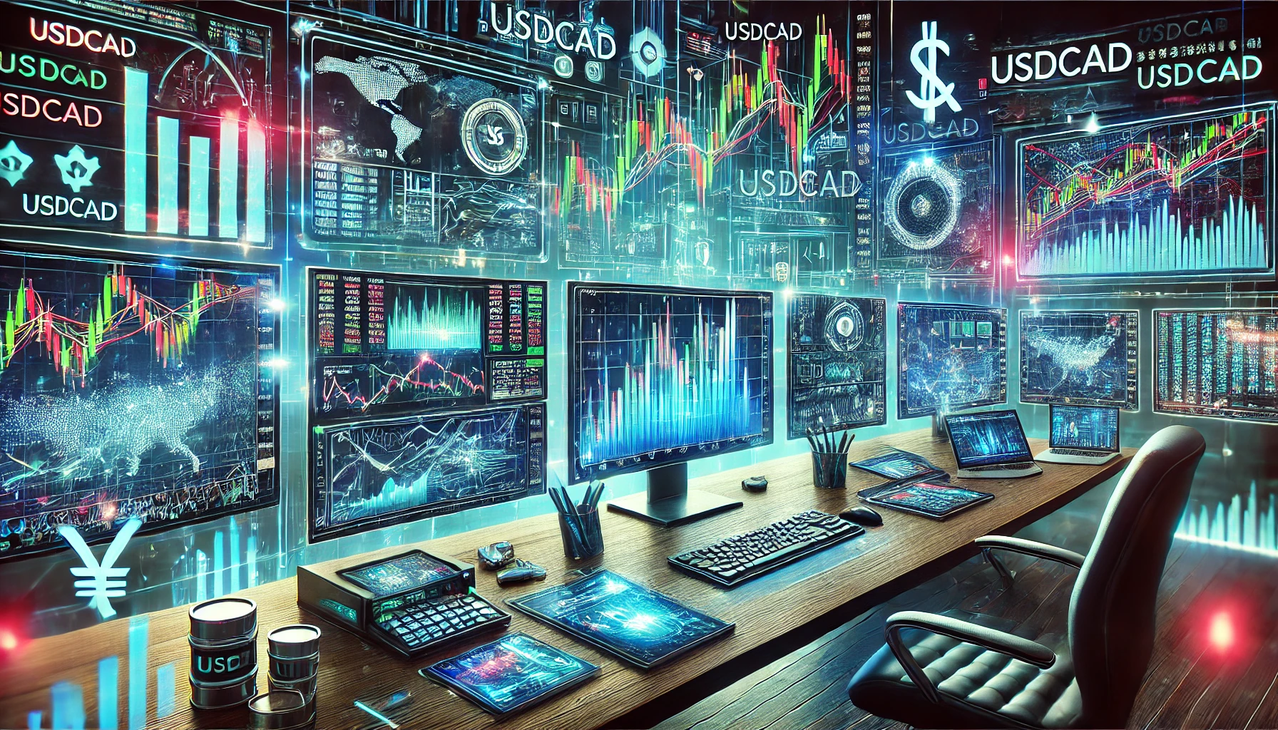 Machine learning approach to USDCAD