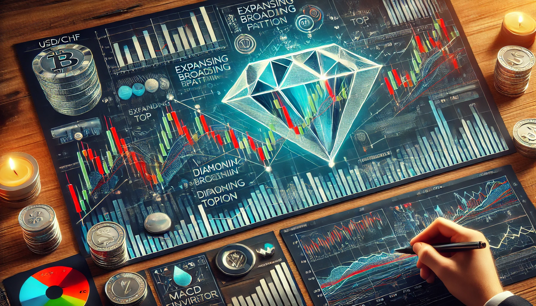Diamond Top strategy for USD/CHF