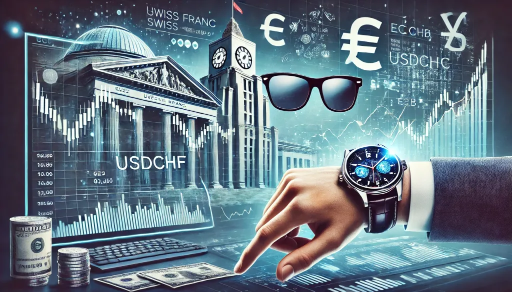 ECB impact on USDCHF trading