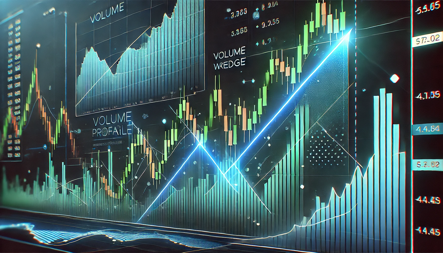 Volume Profile and Rising Wedge technique