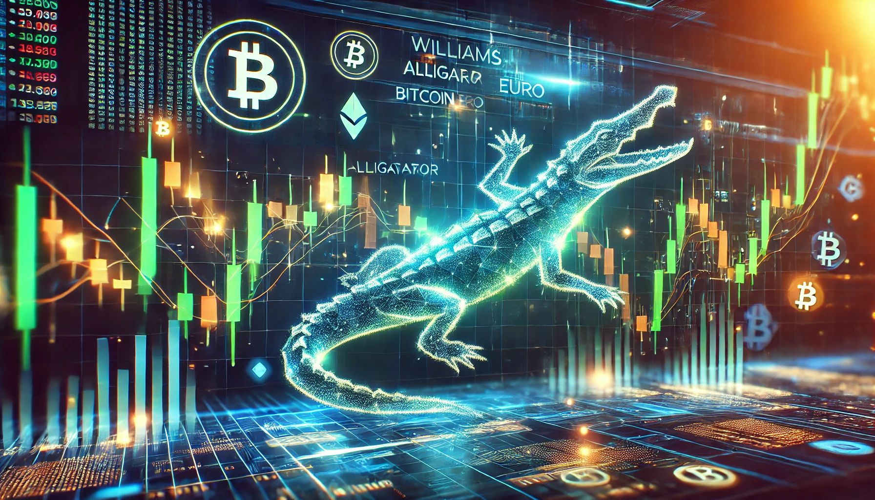 Williams Alligator strategy for Bitcoin Euro