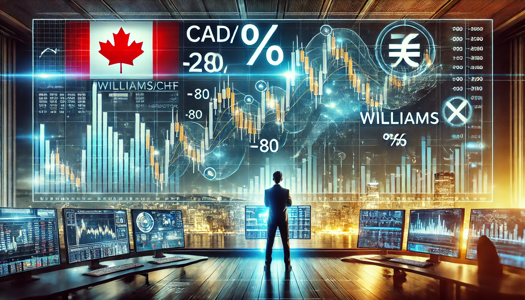 Williams %R strategy for CAD/CHF