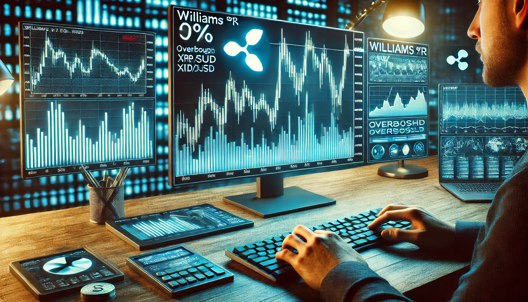 Williams %R trading technique for Ripple/USD
