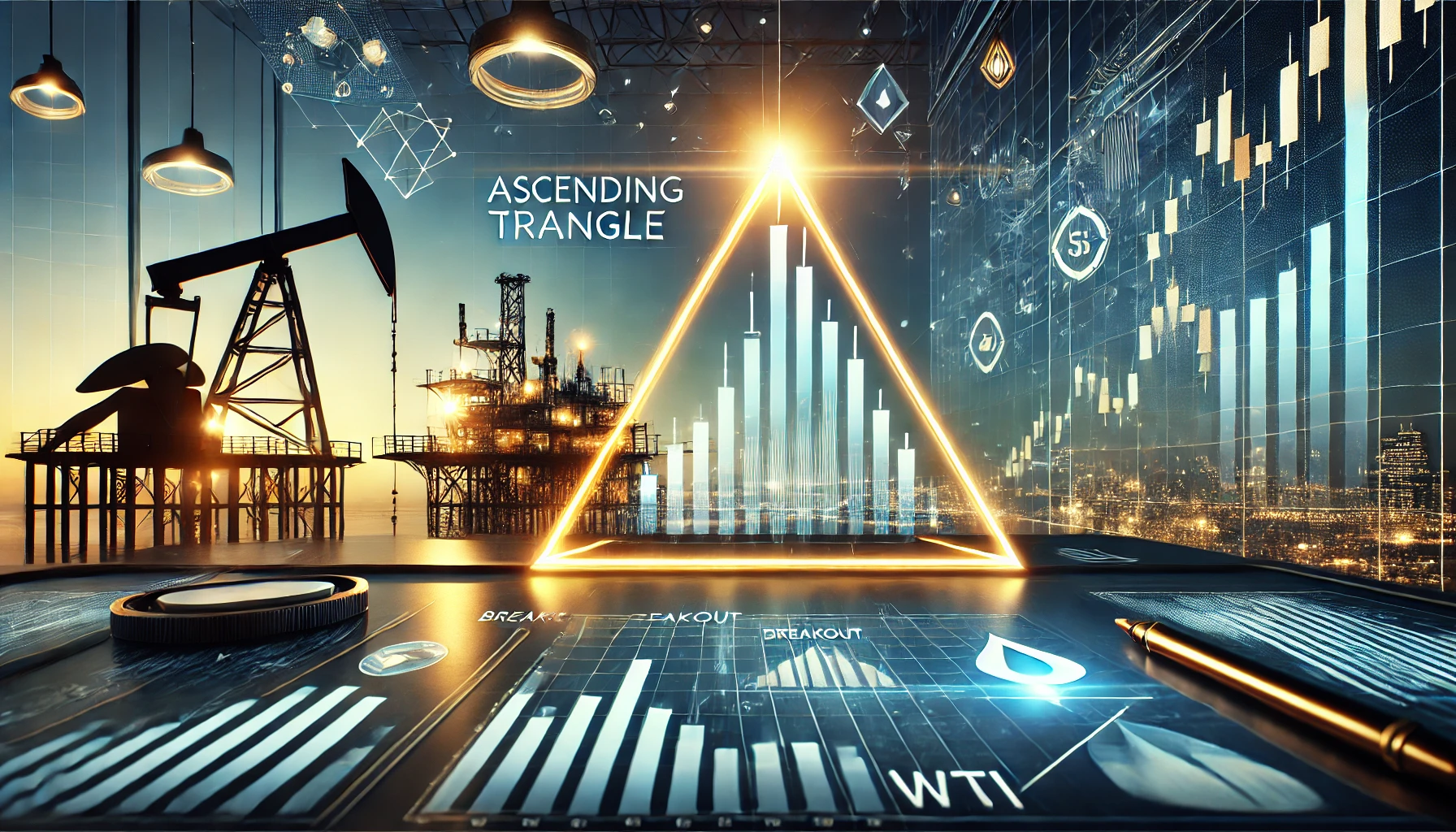 WTI ascending triangle strategy