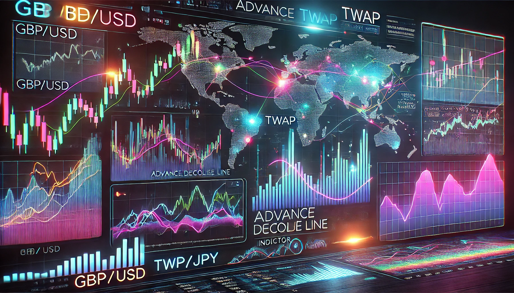 TWAP divergence with breadth indicators
