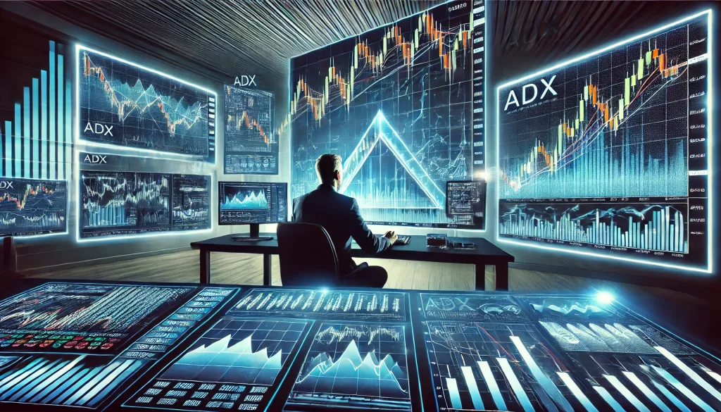 Symmetrical triangle breakout with ADX