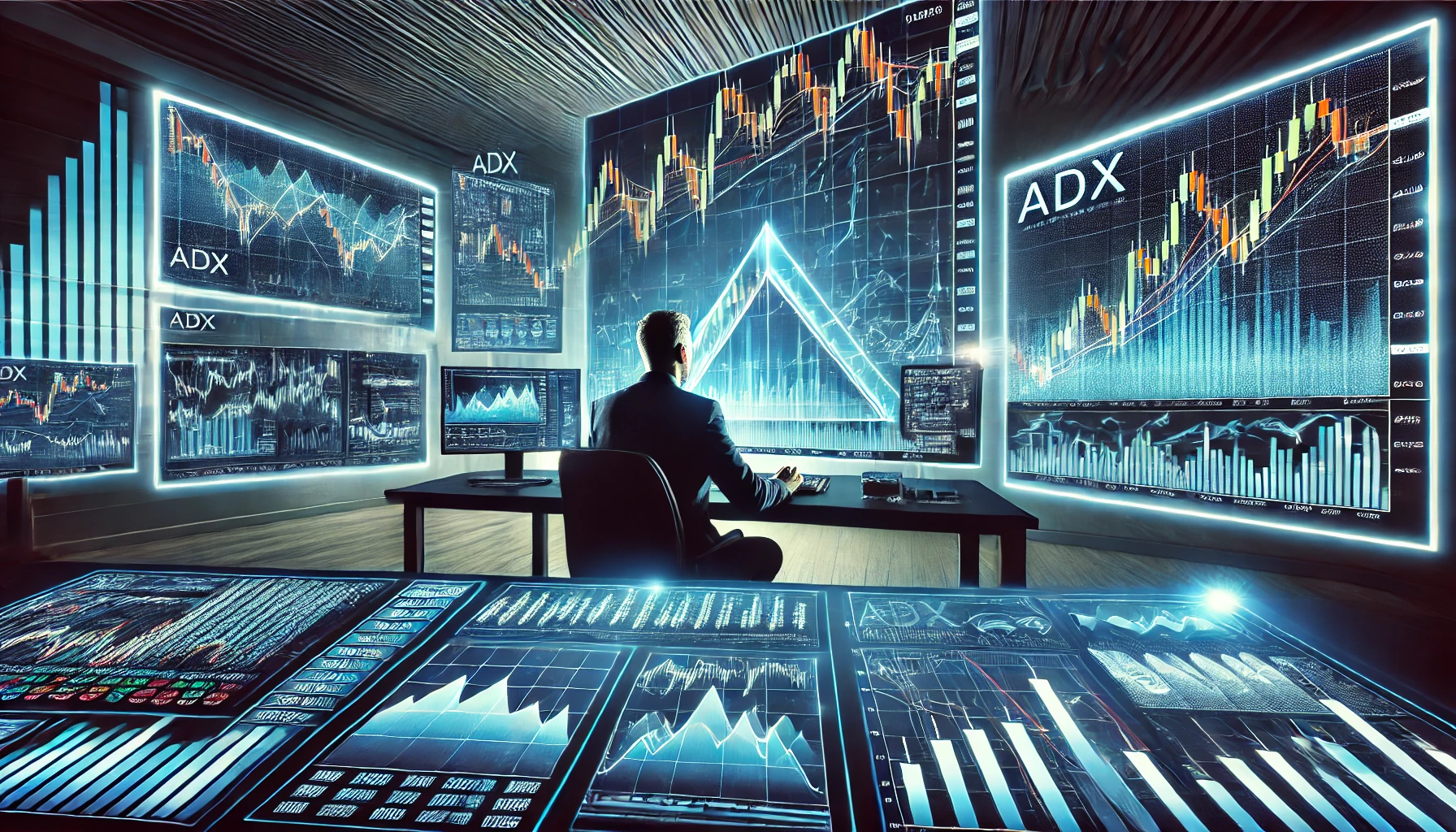 Symmetrical triangle breakout with ADX