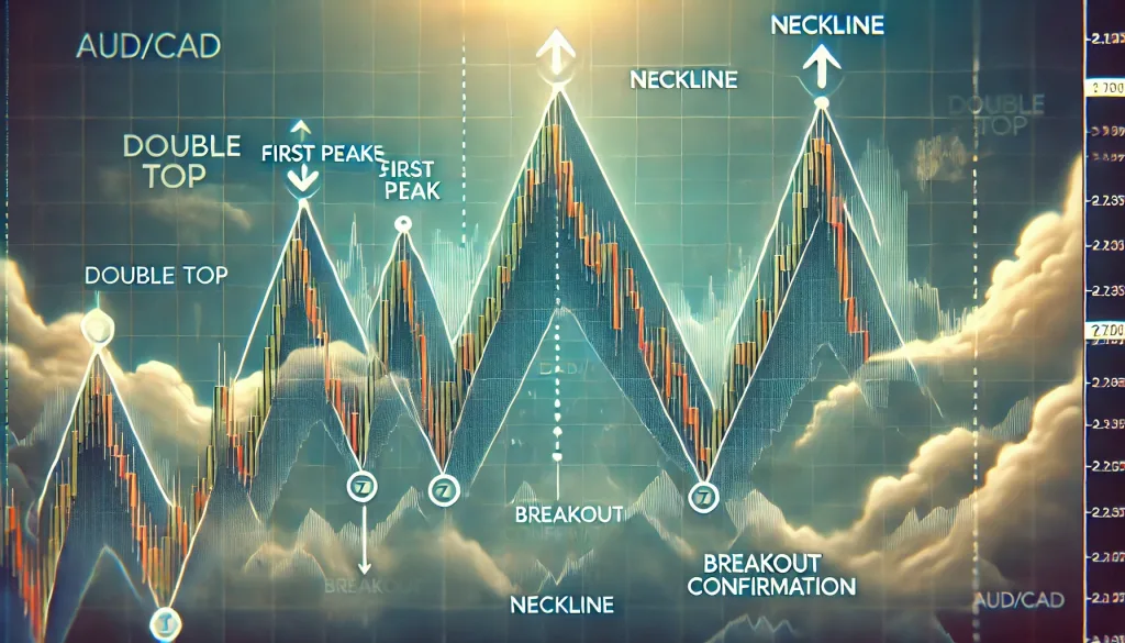 Trading the double top in AUD/CAD