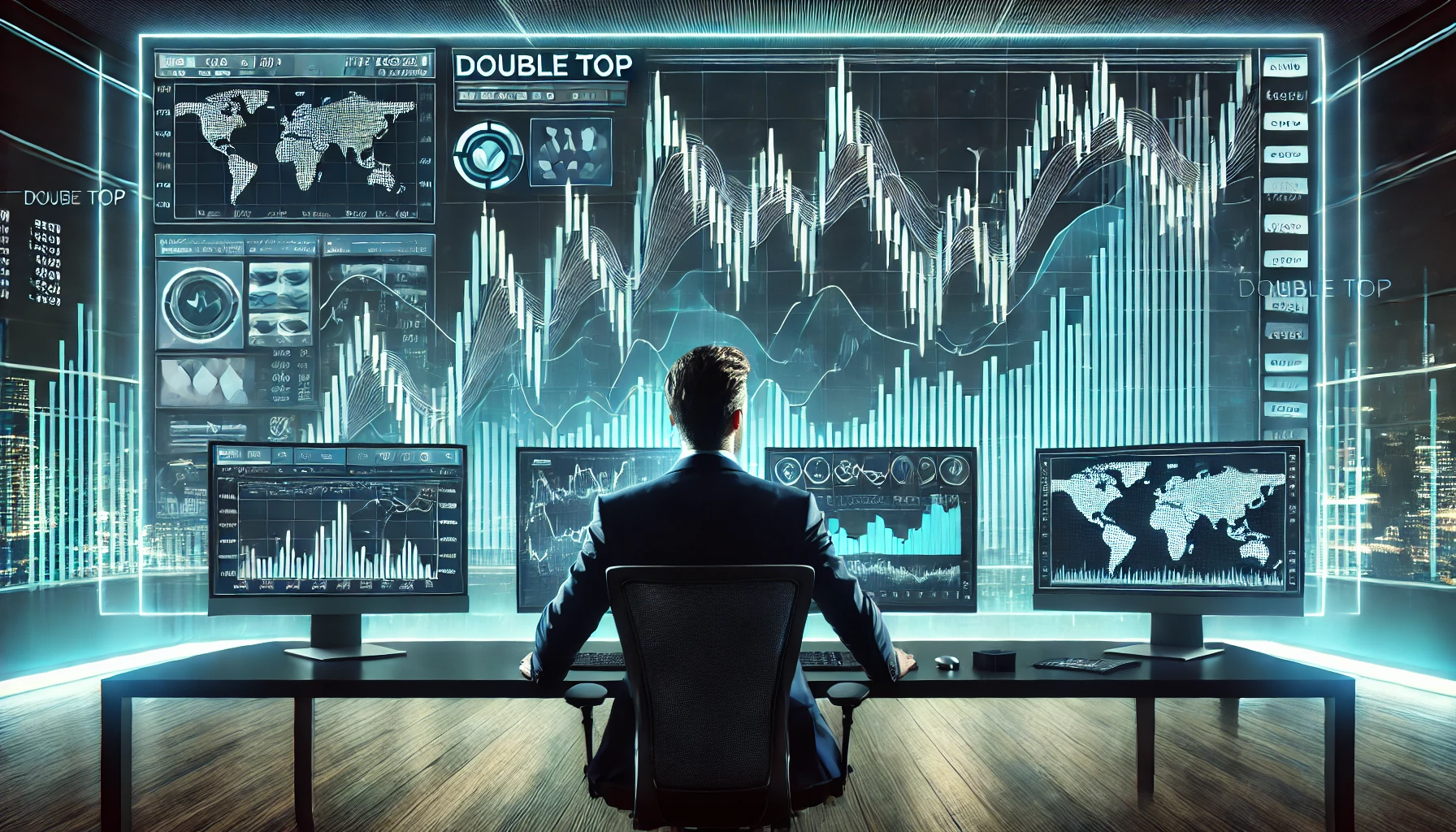 Trading double tops in AUD/CAD