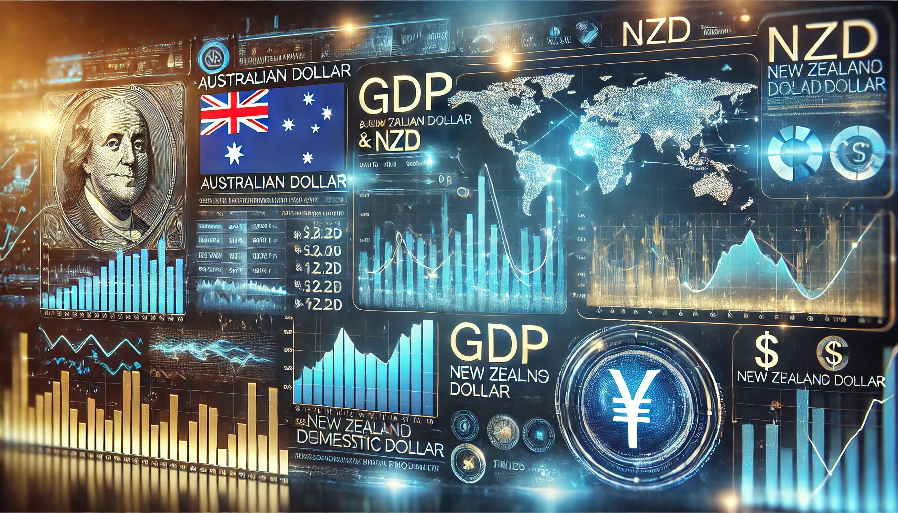How GDP affects AUD/NZD trading
