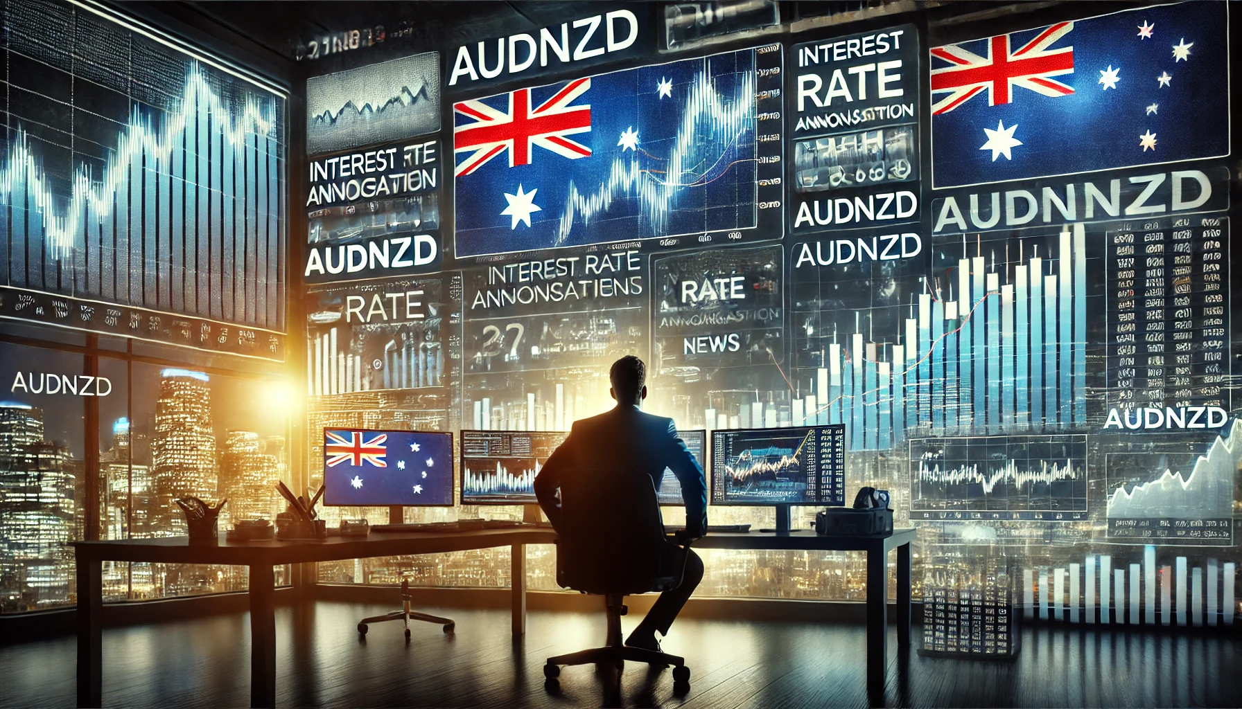 Trading AUDNZD around central bank decisions