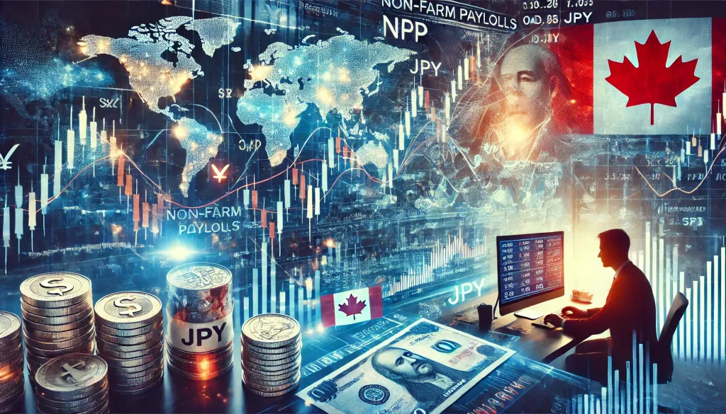 CAD/JPY reaction to NFP