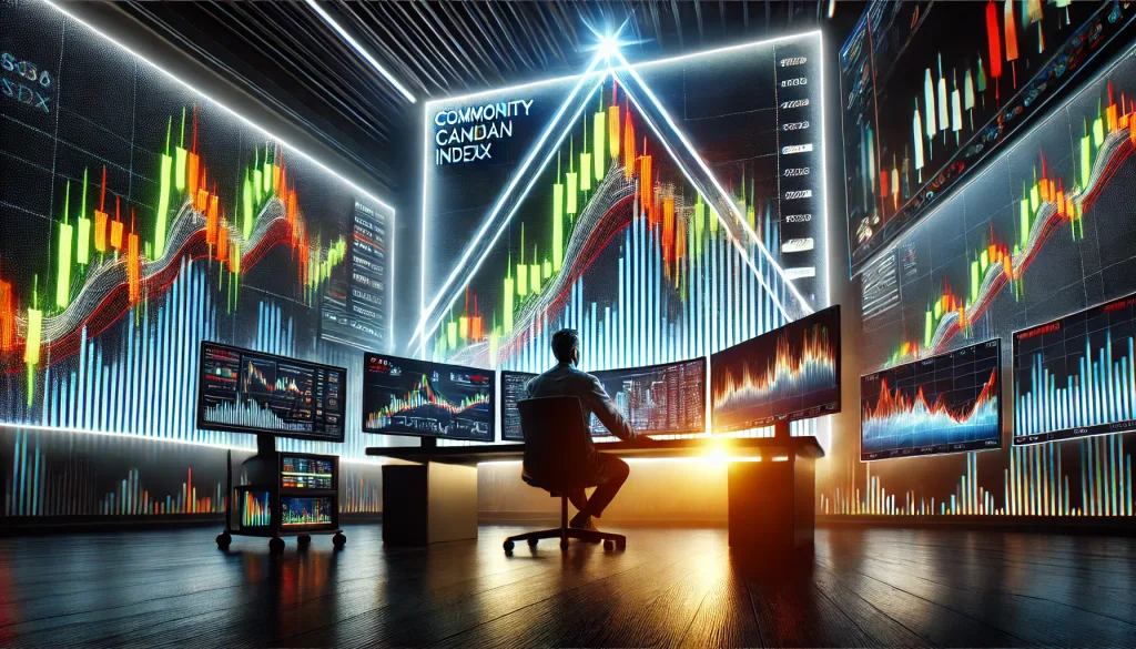 CCI trading technique with rising wedge