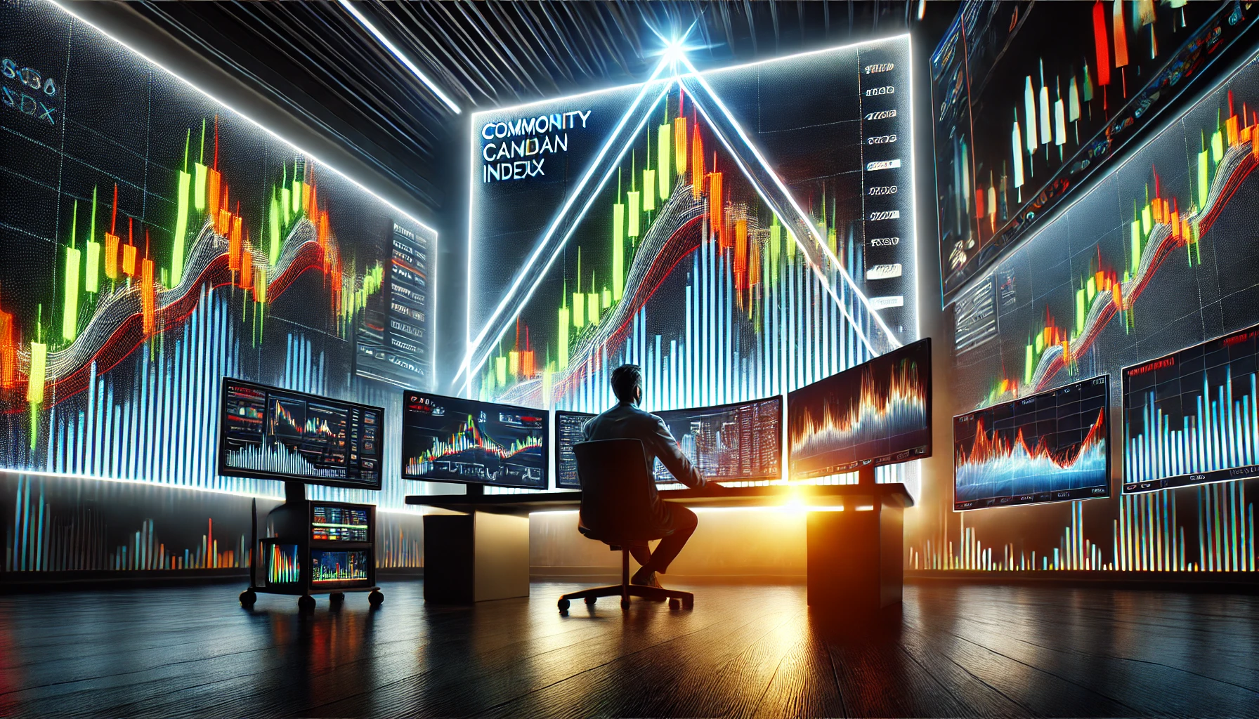 CCI trading technique with rising wedge