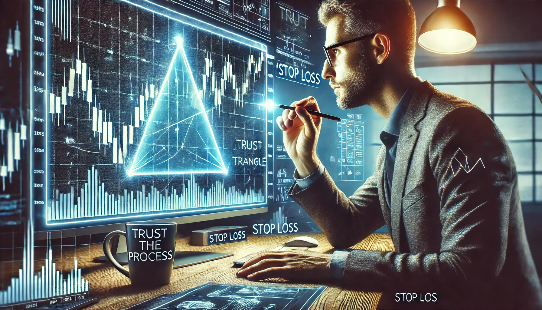 Smart Stop Loss Placement for Descending Triangle